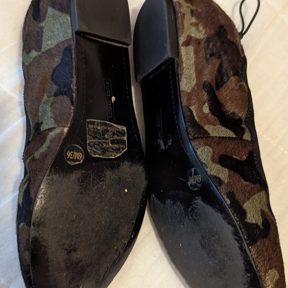 ❌Vince Camuto Jemilla Drawstring Camo Ballet Flats - Picture 4 of 5